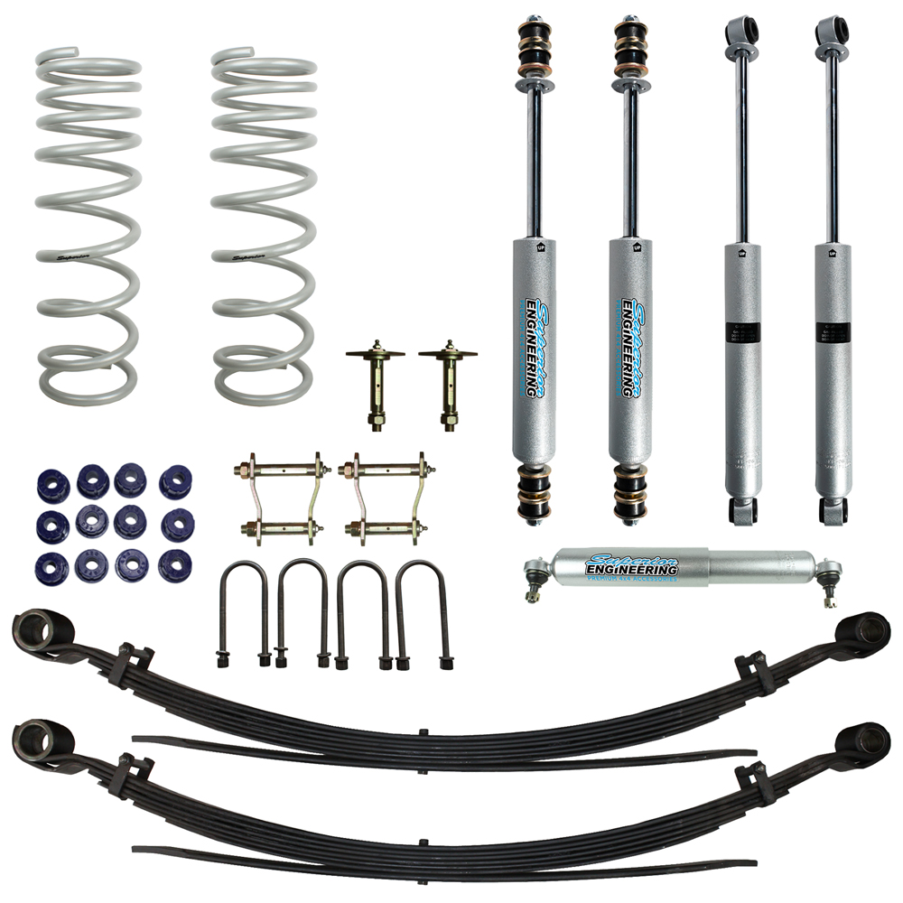 Superior Engineering Build-It-Your-Way Lift Kits Suitable For Toyota LandCruiser 79 Series Dual Cab 2023 on 2.8lt 4cyl - SUP-79G3-DC-4-KIT-XXX
